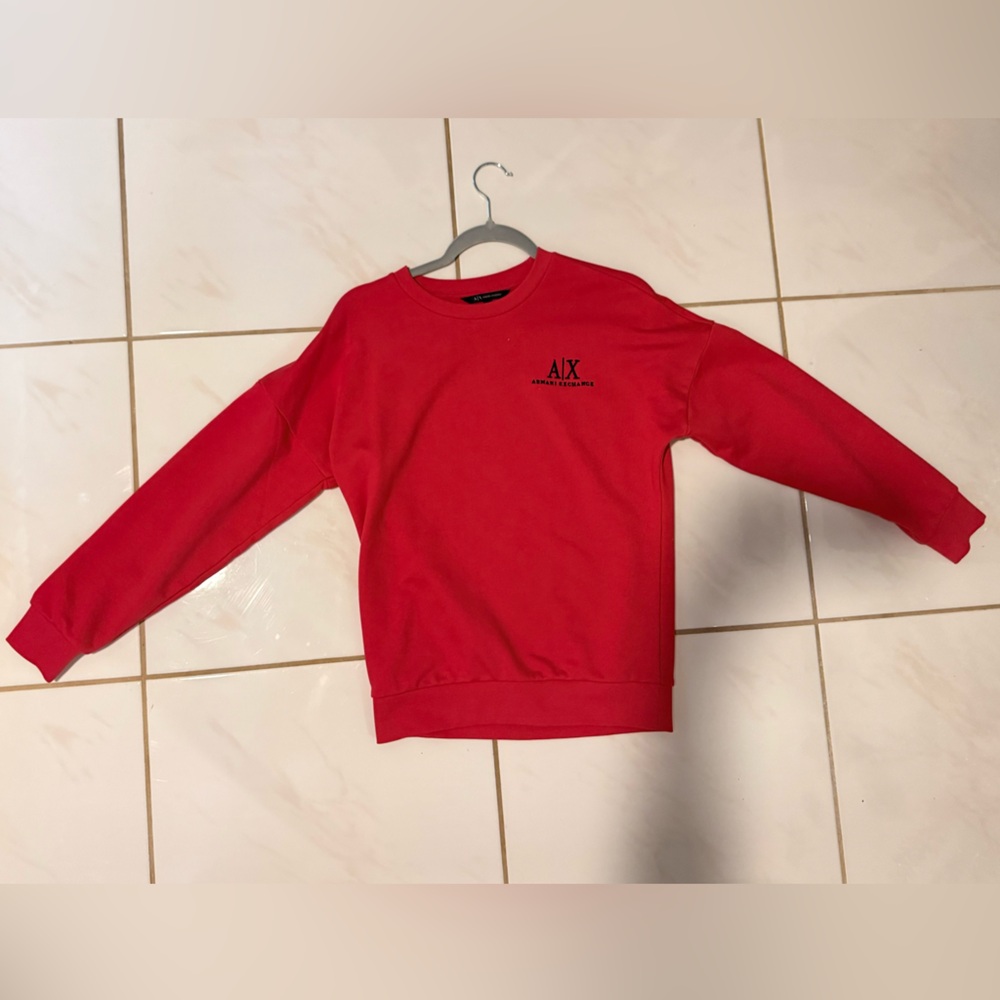 Armani Exchange  Red Sweatshirt